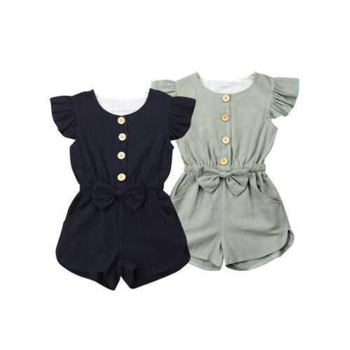 Toddler Girls' Summer Ruffle Romper