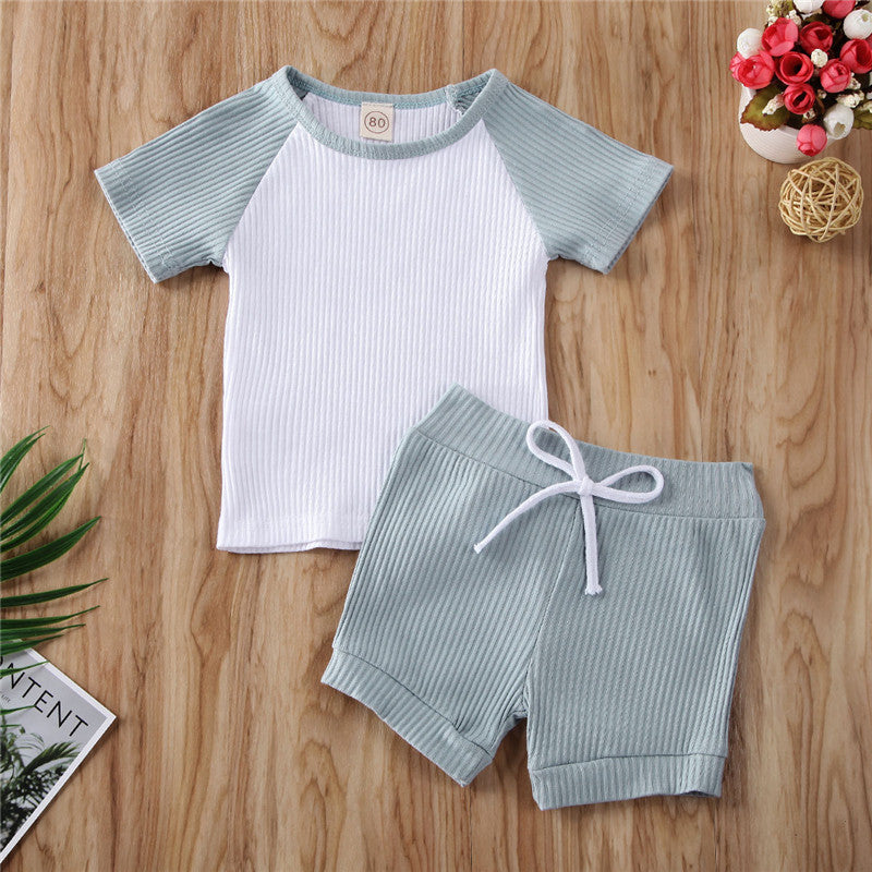 Casual 2-Piece Shirt and Shorts Set