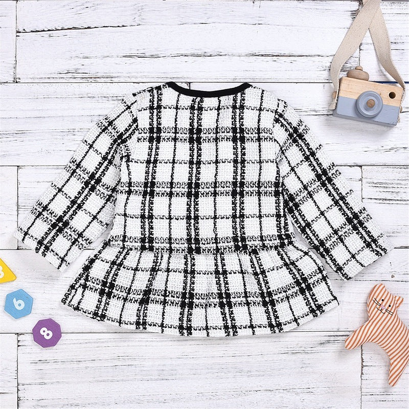 Plaid Baby girl Suit