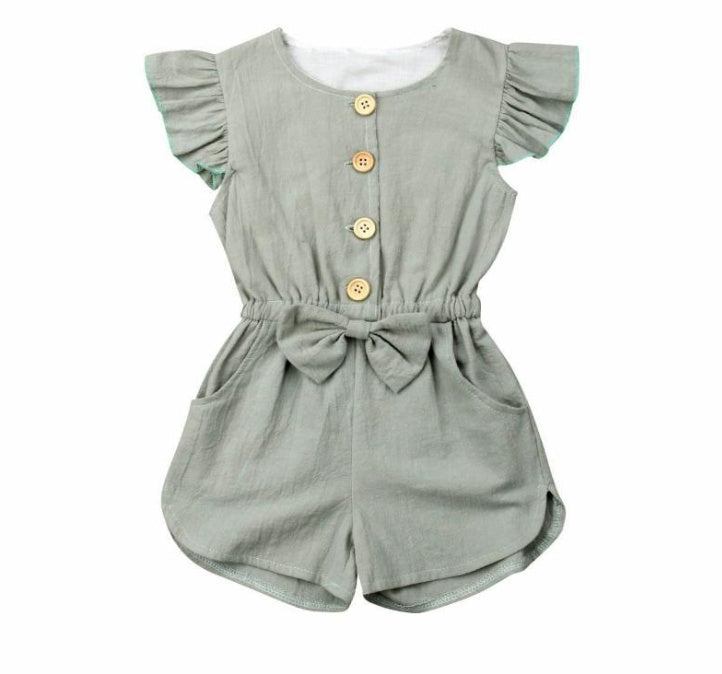 Toddler Girls' Summer Ruffle Romper