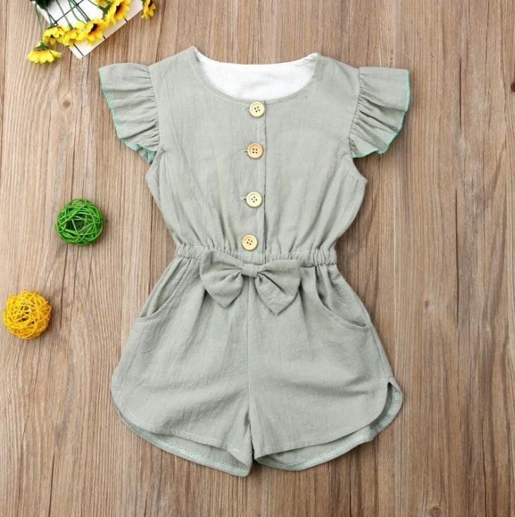 Toddler Girls' Summer Ruffle Romper