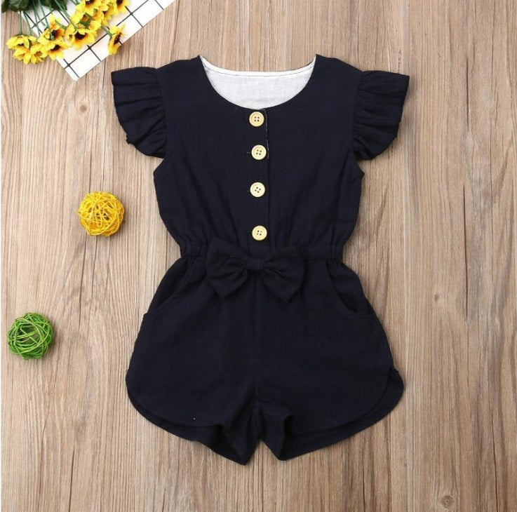 Toddler Girls' Summer Ruffle Romper