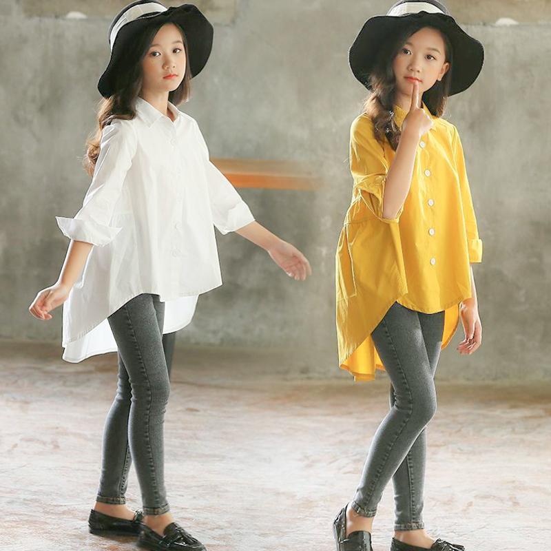 Girls' Loose Korean Style Tops